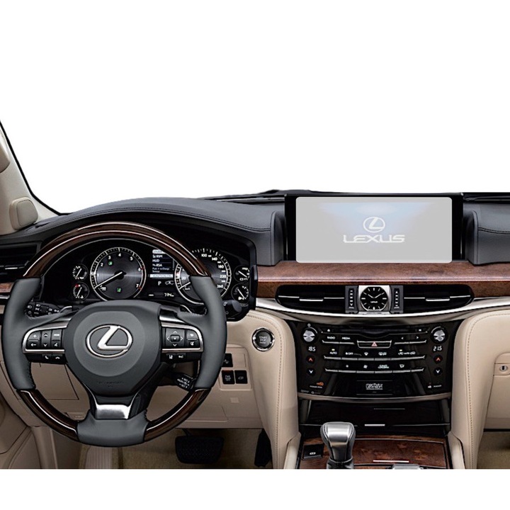 Защитно фолио за навигация, Duragon, Lexus LX 2015-2021, Матов силикон, Устойчив на надраскване, Устойчив на отпечатъци от пръсти, Противоотражателен, Регенериращ се