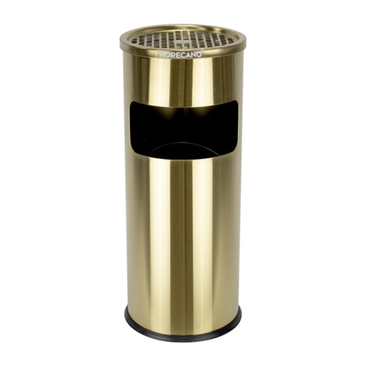 Пепелник HORECANO, Ø25xh61cm, златен