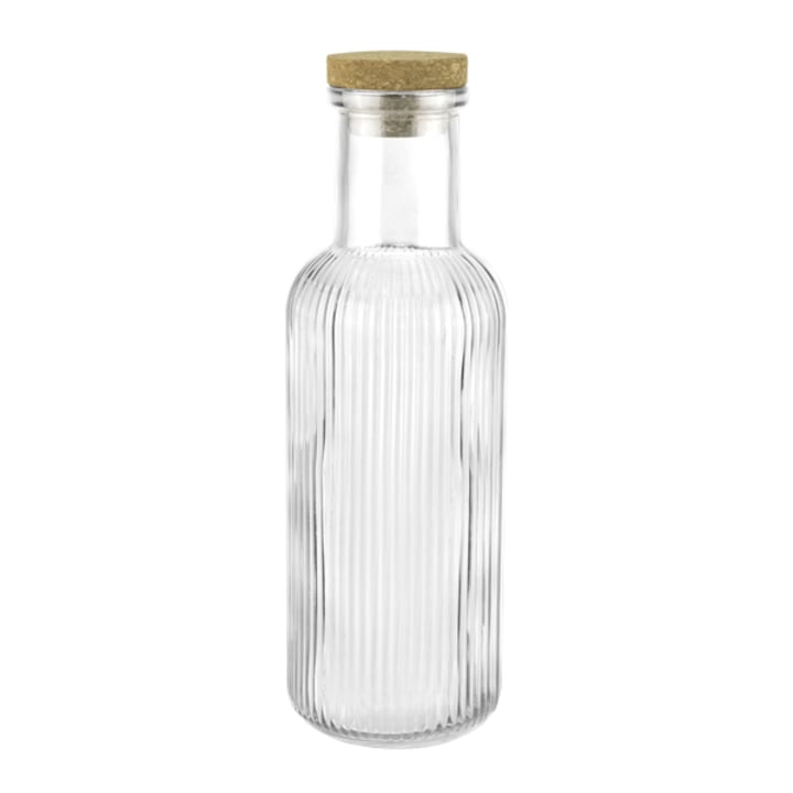Стъклена бутилка HORECANO-BLOOM, с коркова тапа, 1L