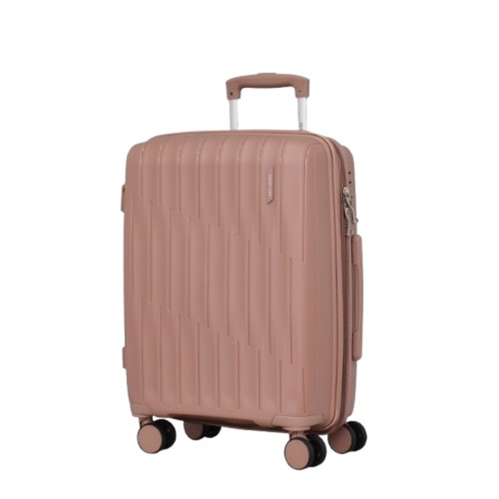 Troler PERFECT LINE PP 1033, Expander, 57/40/25 cm, Roz