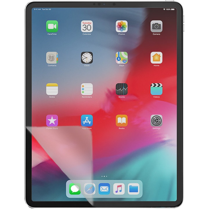 Folie Paper-Like High Definition pentru Apple iPad Pro 12.9 (2018), COMANDO MAT TAB PROTECT, Suprafata mata, Anti-reflexii, Anti-Soc, Rezistenta la zgarieturi, Ultra-subtire, Strat Oleofobic, Sensibilitate ridicata, Aplicare usoara