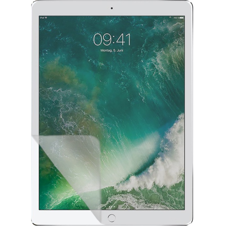 Folie Paper-Like High Definition pentru Apple iPad Pro 12.9 (2017), COMANDO MAT TAB PROTECT, Suprafata mata, Anti-reflexii, Anti-Soc, Rezistenta la zgarieturi, Ultra-subtire, Strat Oleofobic, Sensibilitate ridicata, Aplicare usoara