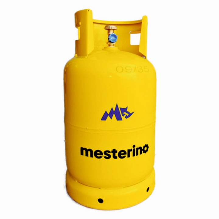 Butelie 26 litri pentru gaz MESTERINO TVRR1B26GPL, din metal, presiune maxima 30 bar, nealimentata cu gaz