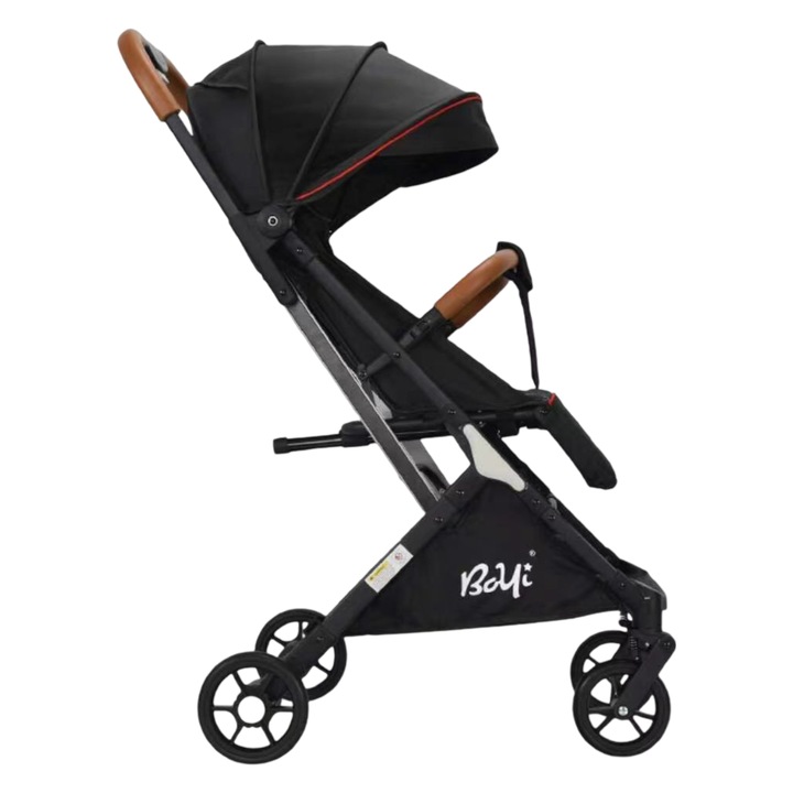 Количка, сгъваема, спортна, черна