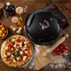 Електрическа фурна за пица Ariete "Пица за 4 минути" 0917/00, 1200W, 32 см, До 400C, 5 нива, Каменна плоча, Незалепващо покритие, Черен