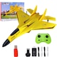 Avion RC Modelism Aeronautic cu Aripi Fixe, Feicaeesa®, 2.4Ghz, Avion de Lupta Spuma EPP Reincarcabil USB, Galben