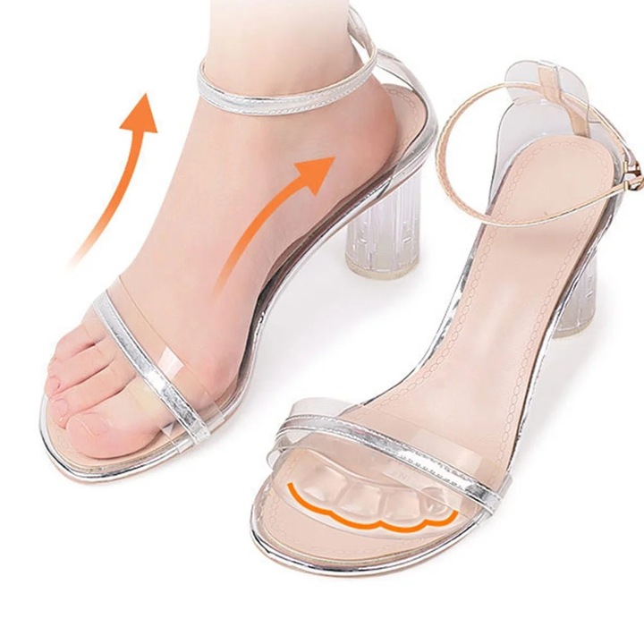 Suport corector ortopedic, Vaya Medical, set 3 perechi, transparent, 8.30x2.80x0.50cm