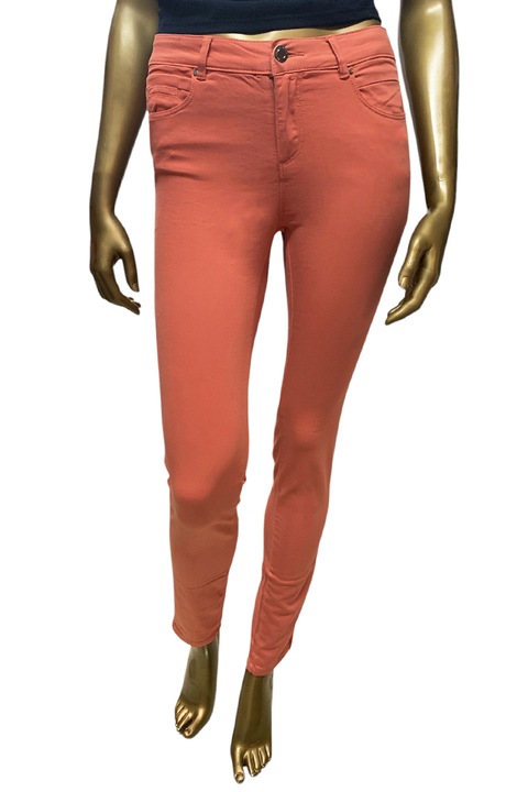 Pantaloni dama ETAM P Spy, Talie joasa, Contine bumbac, Roz