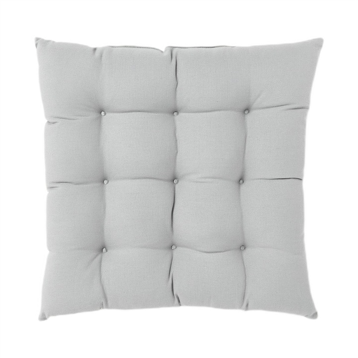 Комплект 2 декоративни възглавници Westwing сиви, 100% памук, за градински столове