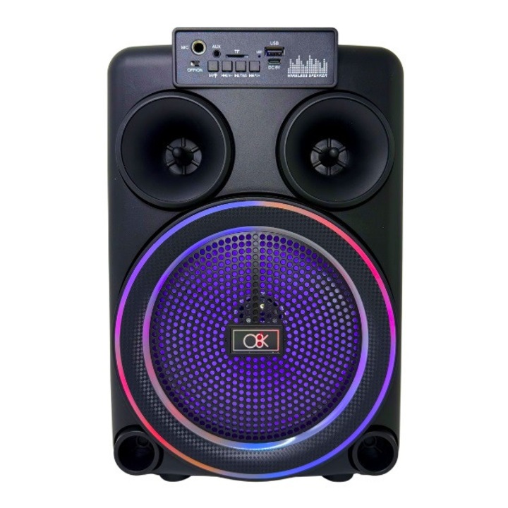 Boxa portabila T&G TG112, Bluetooth, Microfon, Radio FM, Suport Hands-free, rosuare Card TF si U Disk, Negru