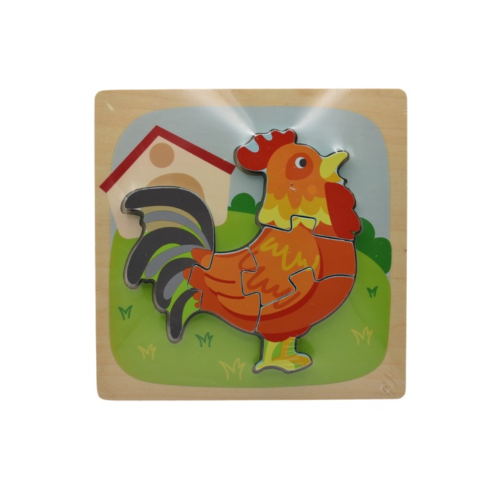 5 darabos 3D-s kirakó, kókuszminta