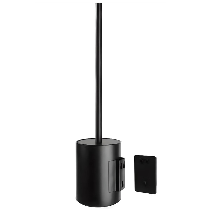 WC kefe Kapitan II, állvánnyal, fekete matt