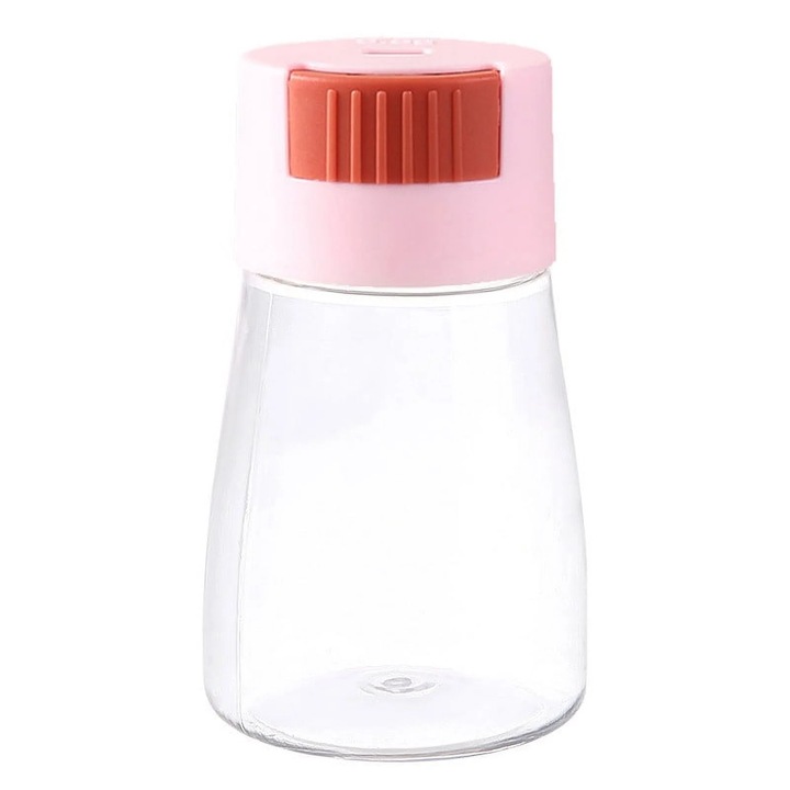 Dozator sticla pentru condimente YANYXR, 0.5g, roz, 1x1cm
