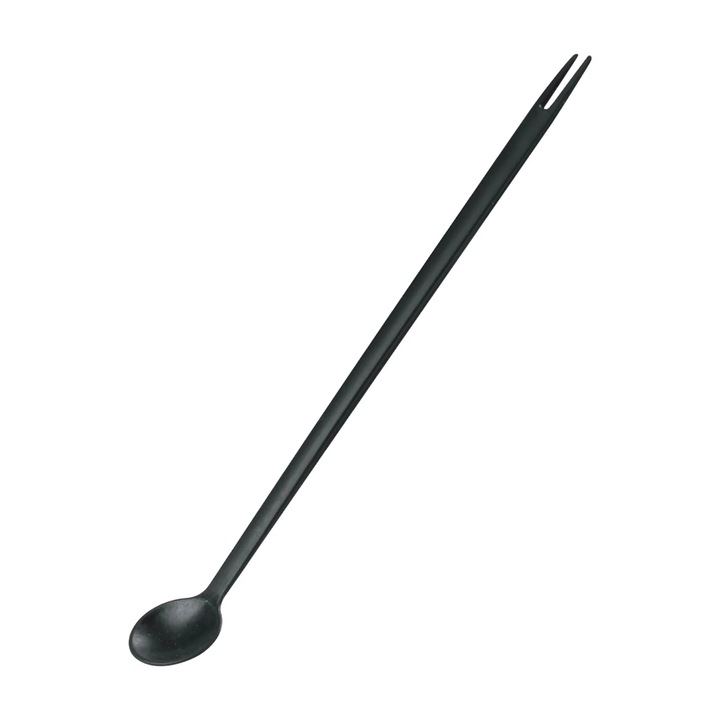 Lingura de ceai si furculita integrata multifunctionala ZYBLSSBB 22.2x2.5cm