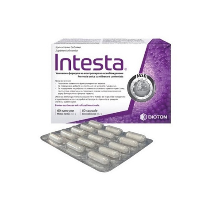 Supliment alimentar Intesta,60 capsule, Bioton