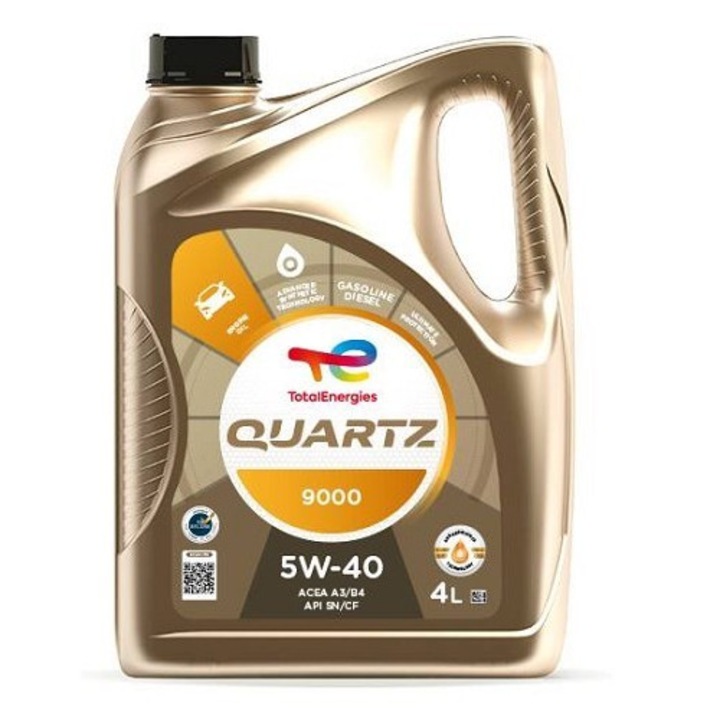 Двигателно масло Total Quartz 9000 5W40 -4L