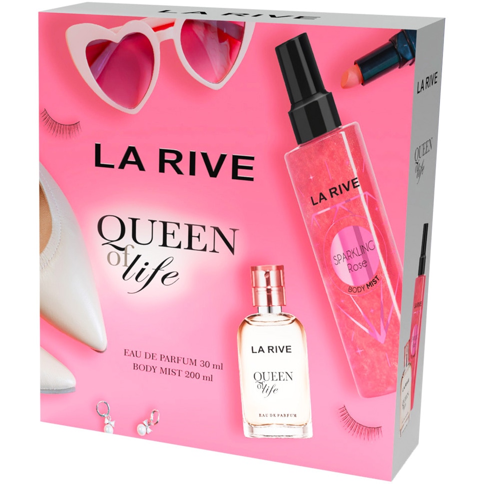 Set La Rive Queen of Life cu apa de parfum 30 ml / body mist 200 ml