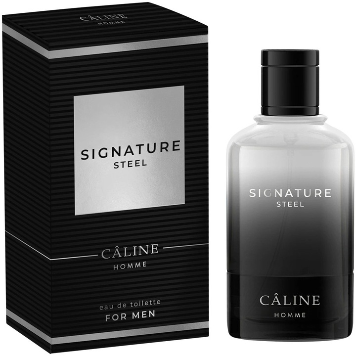 Caline Homme Signature Steel Eau de Toilette, 60 ml