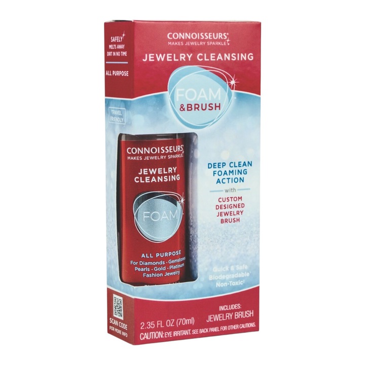 Spuma cu perie si carpa de lustruit pentru curatarea bijuteriilor, Cunoscatori