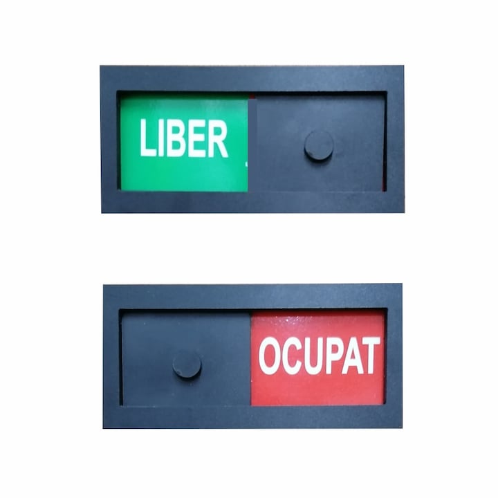 Indicator mobil Liber/Ocupat, autoadeziv