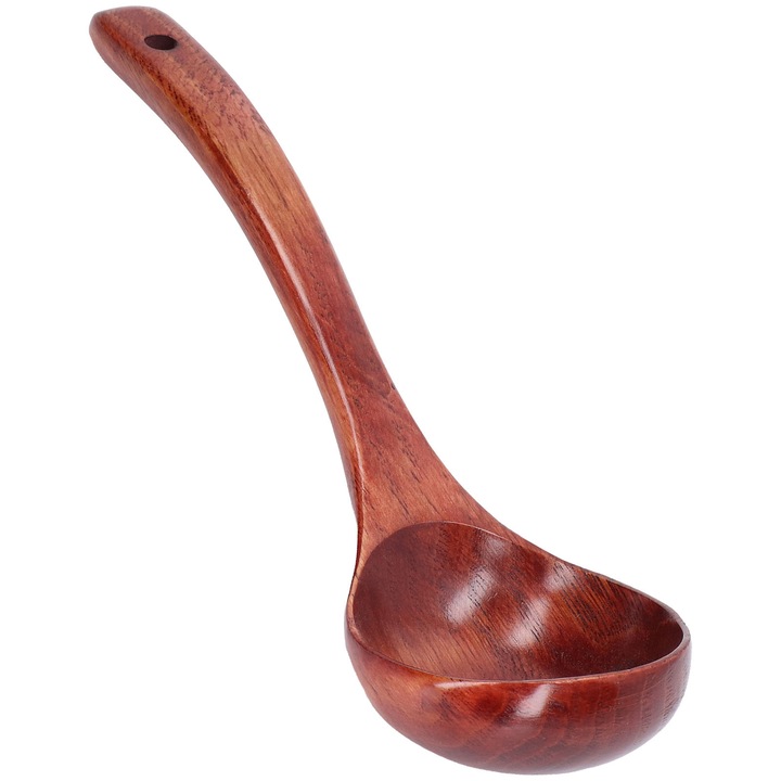 Lingura din lemn HERUSI, acacia, rezistenta, 30cm