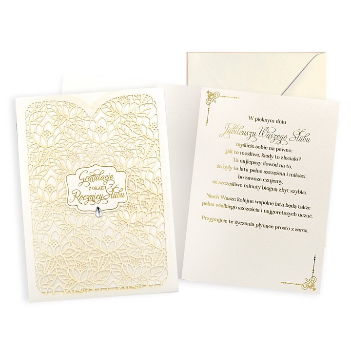 Karnet felicitare, PASSION CARS KUKARTKA, Rocznica slubu, 14,5x19,5cm, cu decoratiuni variate, cu plic asortat