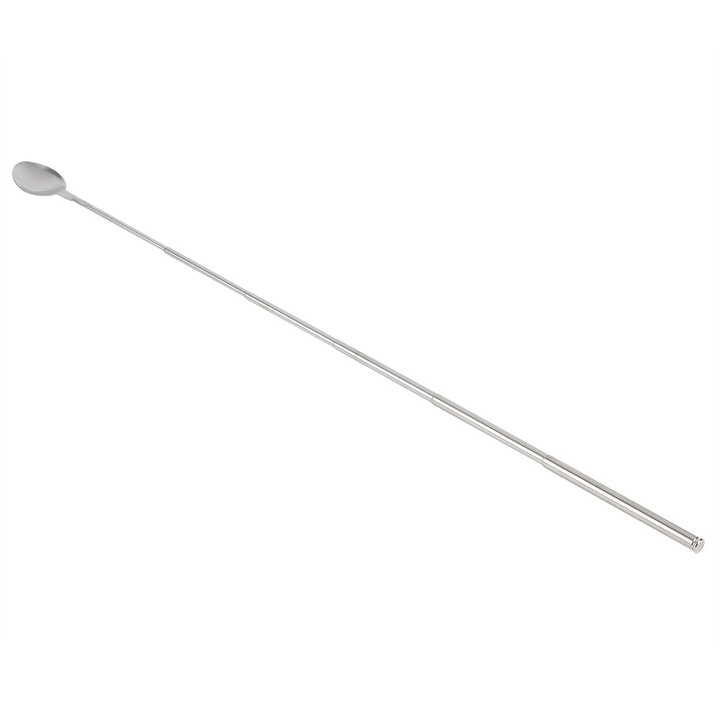Kanál, Rozsdamentes acél, 62 cm, Teleszkópos nyél, Ezüst