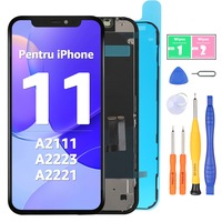 Display LCD Pentru iPhone 11, Ecran Tactil, Calitate Ridicata, YODOIT, Negru, Cu Rama, Cu Unelte De Reparare