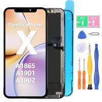 Display LCD Pentru iPhone X, Ecran Tactil, Calitate Ridicata, YODOIT, Negru, Cu Rama, Cu Unelte De Reparare