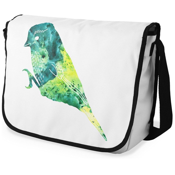 Le Jardin női táska, pamut, ekrü, 29x36 cm, geometrikus kialakítás, állítható pánttal