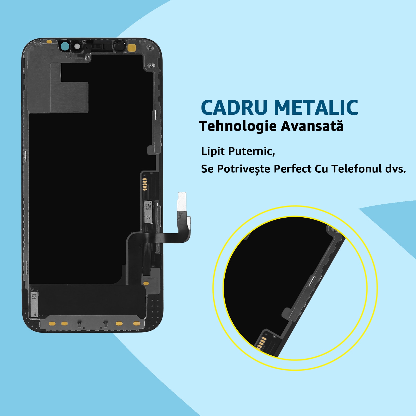 Display LCD Pentru iPhone 12 / 12 Pro, Ecran Tactil, Calitate