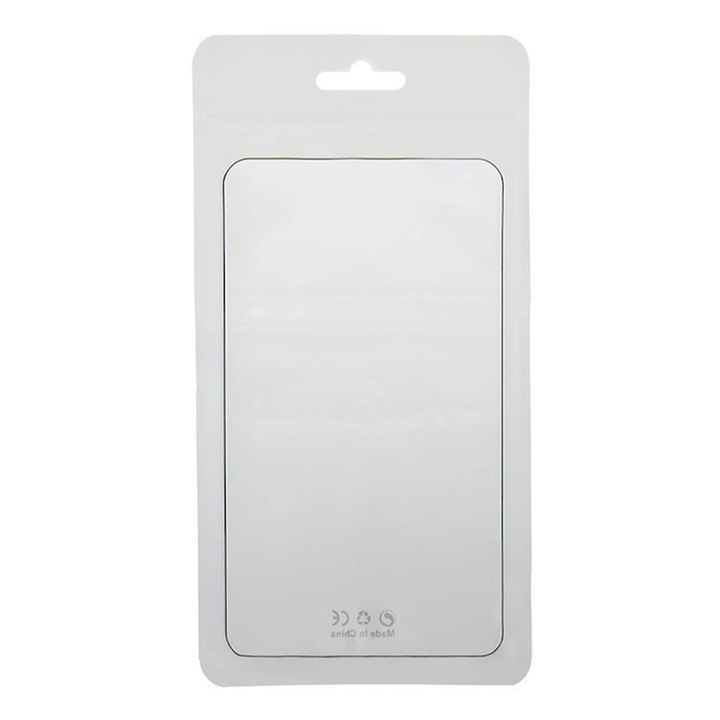 Ambalaj pentru Husa Telefon / Smartphone, OPTIM SOLUTION, pentru Accesorii Mobile, Gadgets, Cabluri, Polythene, Inchidere Sigura si Practica, Material de Calitate, Rezistenta, Flexibila, Reutilizabila, Industrie Electronica, Versatila, Alba