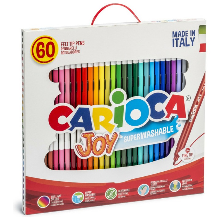 Lemosható filctollszett 60db - Carioca