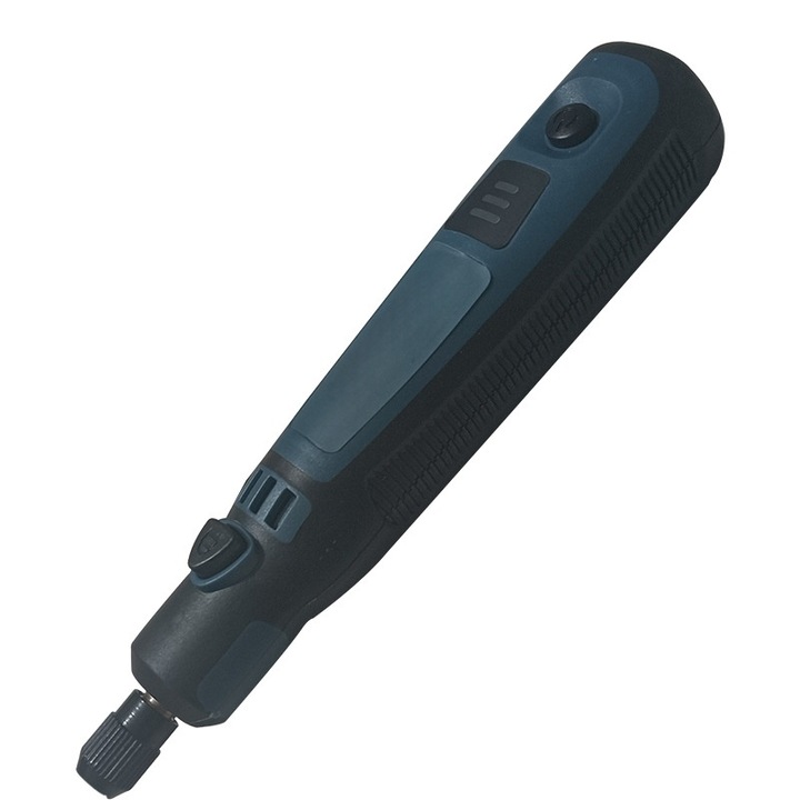 Unealta multifunctionala, stilou de slefuit electric, set de 50 de piese, reglare cu 3 viteze, USB, gravare/slefuire/polizare/taiere/forare, potrivit pentru o varietate de medii de lucru, ergonomic, robust, albastru inchis