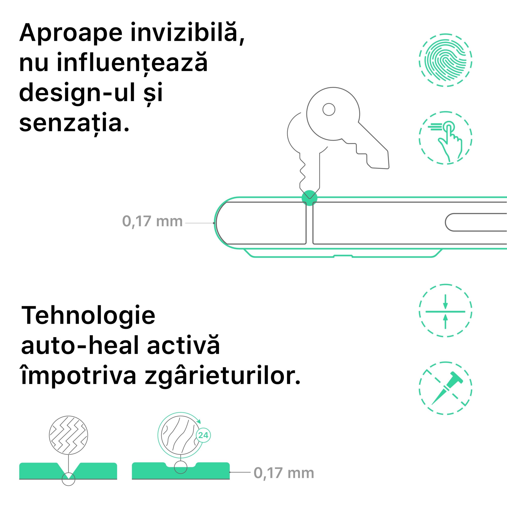 Folie protectie, compatibil cu Samsung Galaxy S23 Plus, ecran, compatibil cu husa, Alien Surface