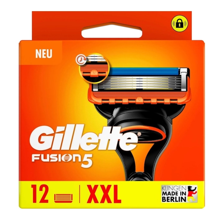 12 db-os utántöltős készlet Gillette Fusion5