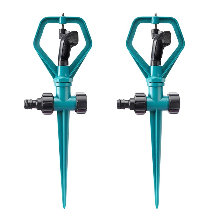 Aspersoare rotative 360 grade set 2 buc plastic pentru gradina