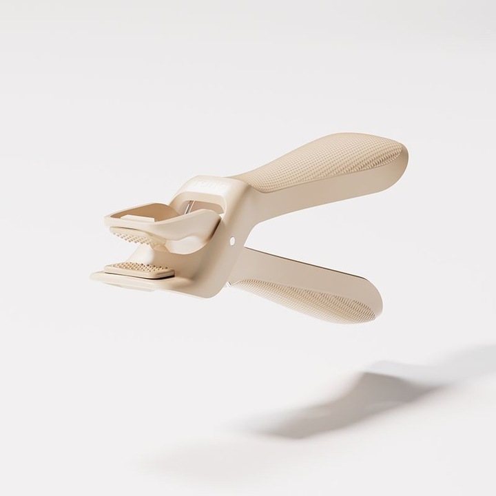 Cleste pentru Boluri By Fitilomania, Anti-Alunecare, din ABS si Silicon, Extindere, pentru Oale, Tigai, de Uz Casnic, Rezistent la Temperaturi Inalte, Bej