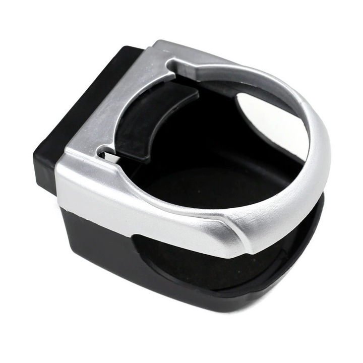 Поставка за напитки за кола, TNEAYWHE, многофункционална, монтаж за вентилация, ABS материал, черен цвят