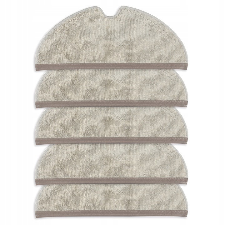 Set 5 mopuri microfibra GERMAN pentru aspiratoare Roborock S5 S6, multicolor