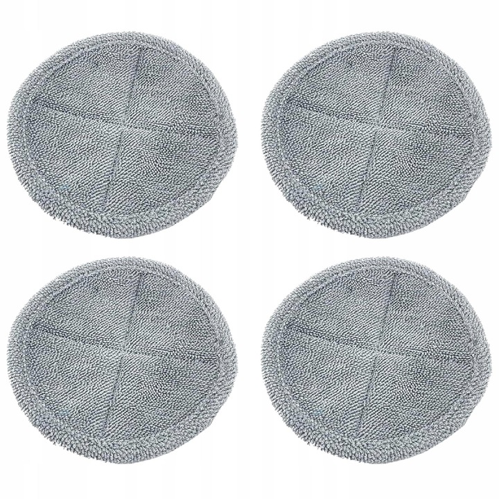 Set 4 Lavete De Rezerva Pentru Mop, Pentru Aspiratoare Dyson V7 V8 V10 V11 V15, Inlocuitori De Inalta Calitate, Usor De Curatat, Ideale Pentru Toate Podelele Dure, Gri