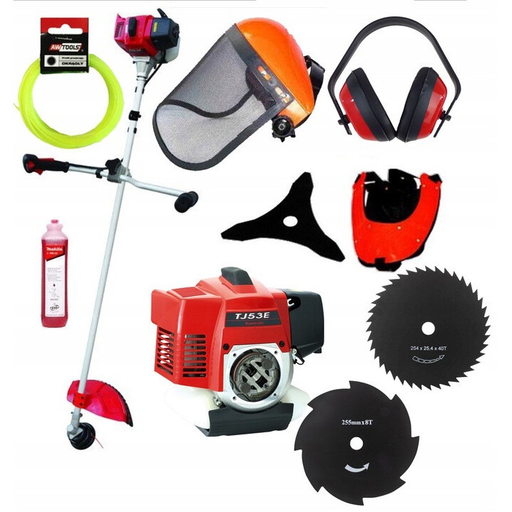 Motocoasa GERMAN TJ53E, sistem anti-vibratii, latime de lucru 415mm