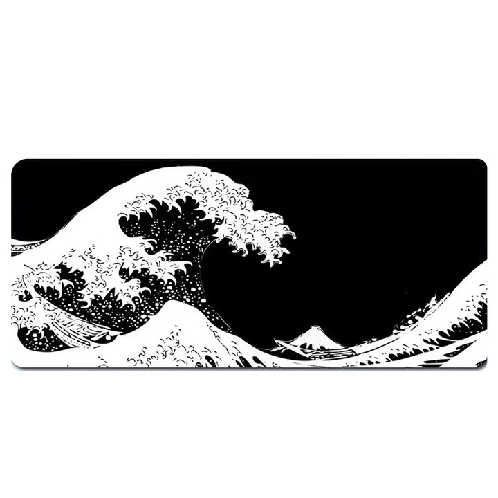 Mouse Pad Gaming, Zeaicos, Multicolor, 40x90cm, Material: Cauciuc Antiderapant