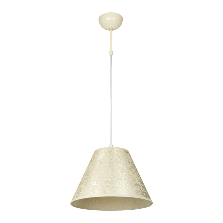 Пендел Lightstyle Галата Екрю - Конус 300-130/200, 1xE27, Крем