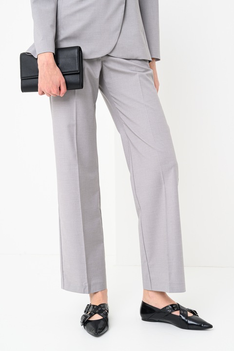 Attic and Barn, Magas derekú egyenes fazonú nadrág, Szürke