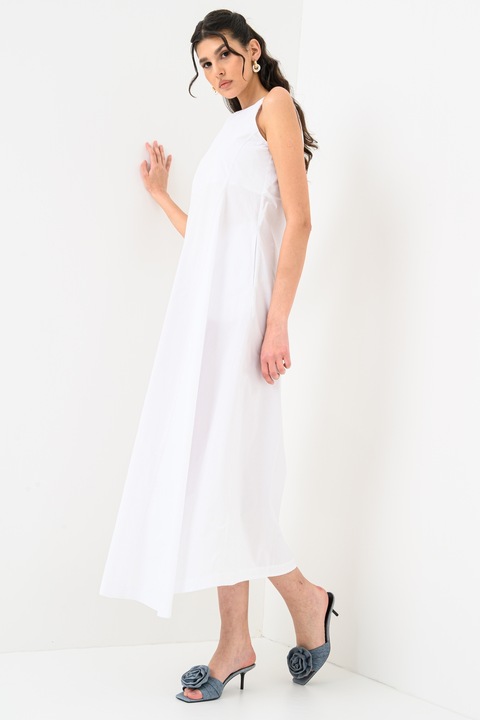 Attic and Barn, Hosszú pamutruha zsebekkel, Fehér