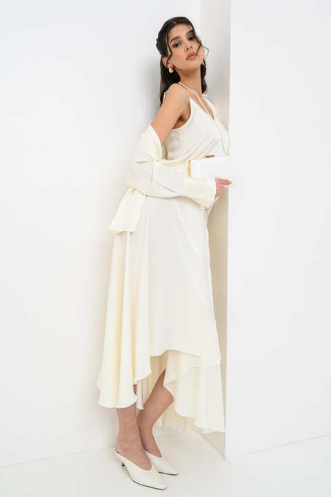 Attic and Barn, Szatén hatású ing, Krémszín