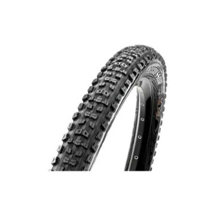 Вътрешна велосипедна гума Maxxis Aggressor 27.5 x 2.50 сгъваем, тегло 638g, плътност 60 TPI, DD EXO TR
