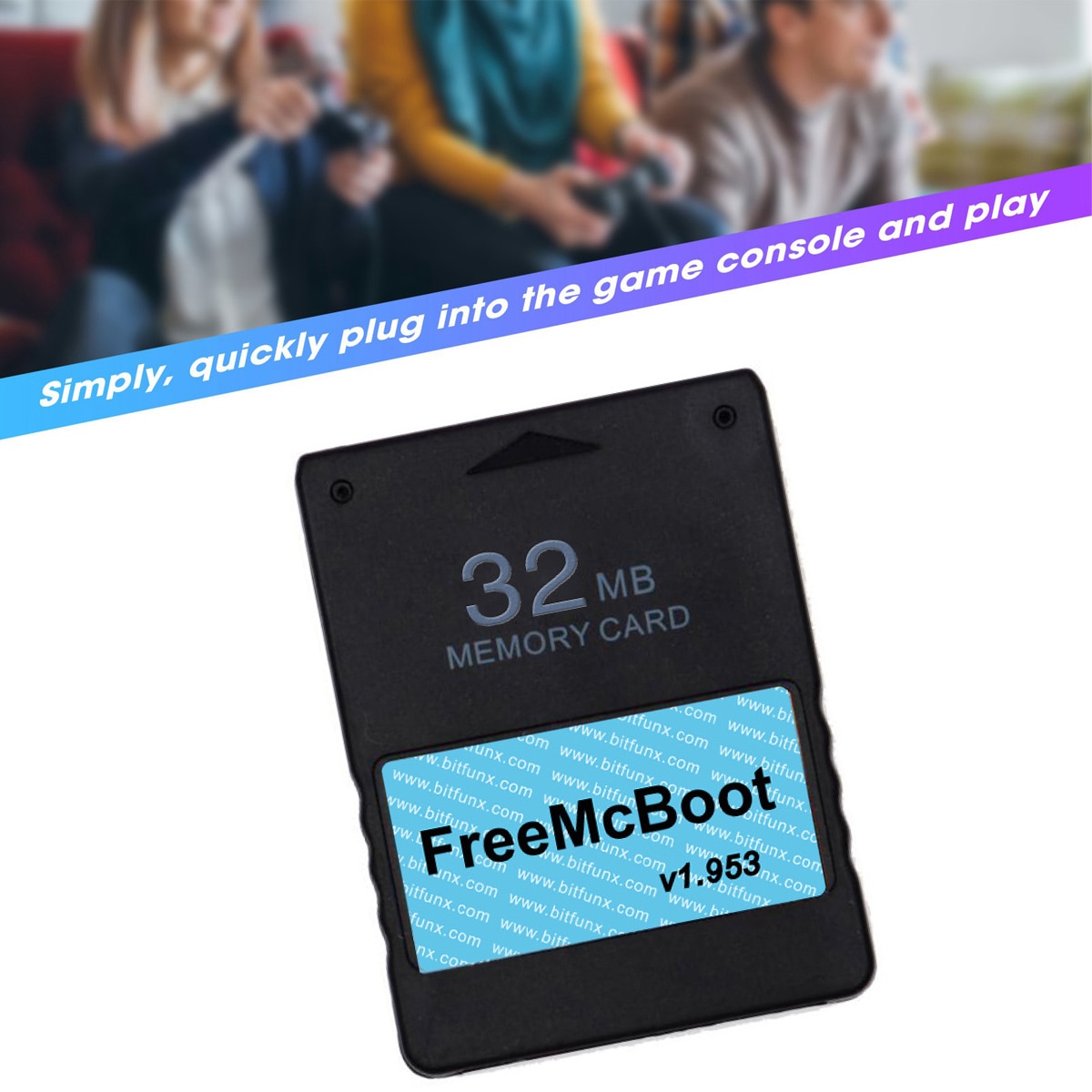 Card de memorie 32MB, Free McBoot FMCB 1.953, Negru - eMAG.ro