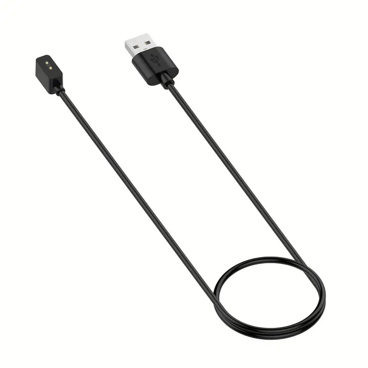 Зарядно за смарт часовник, съвместимо с XiaoMi Mi Band 9 Pro/9/ 9NFC 8/ 8 Pro/8 Active/ Redmi watch 5 Active/5 Lite/Redmi watch 3 Active/Redmi watch 4/Redmi Band 2, магнитен USB кабел за зареждане, Черен